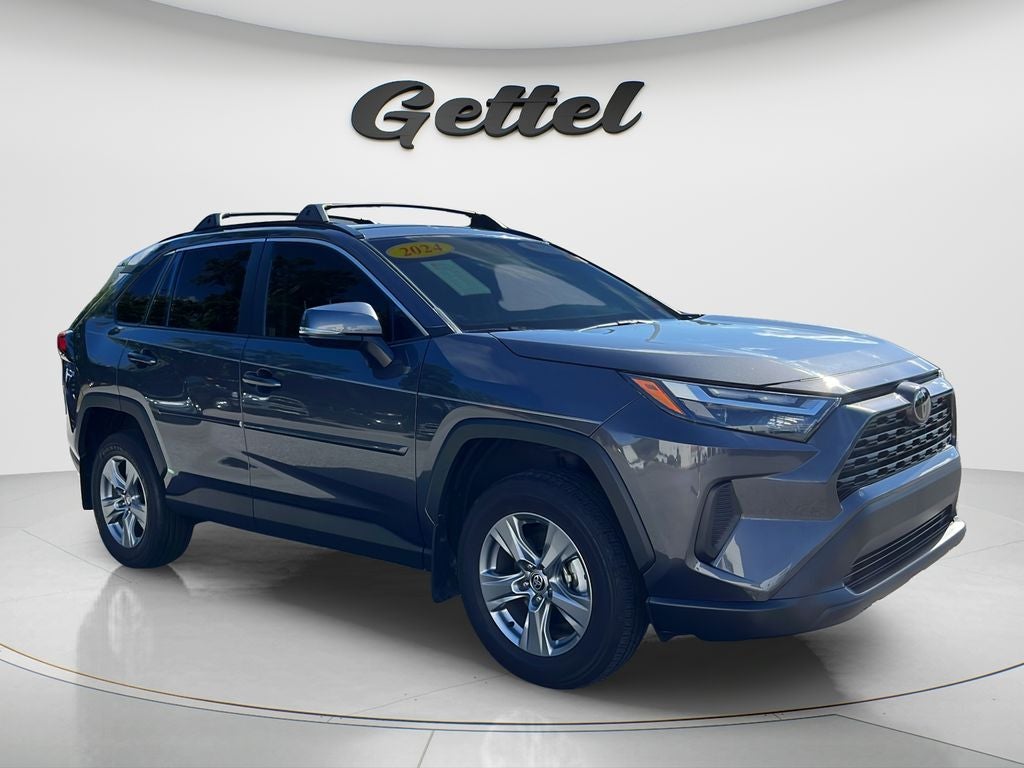 2024 Toyota RAV4 — rear three-quarter view