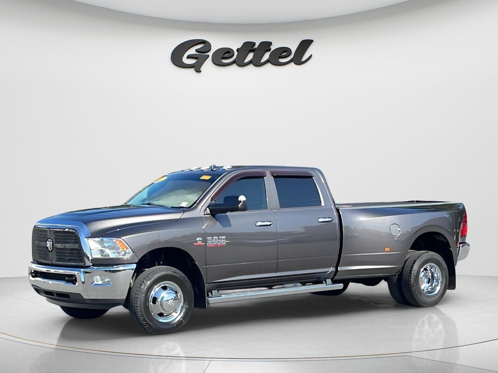 2017 RAM 3500 Big Horn in Granite Crystal Metallic Clearcoat — front three-quarter view