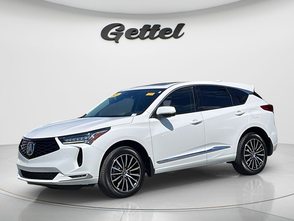 2026 Acura RDX Advance Package SH-AWD in White — front three-quarter view