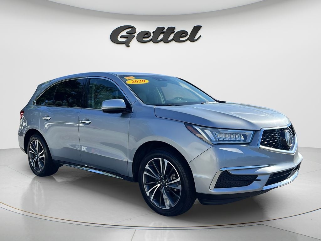 2020 Acura MDX — rear three-quarter view