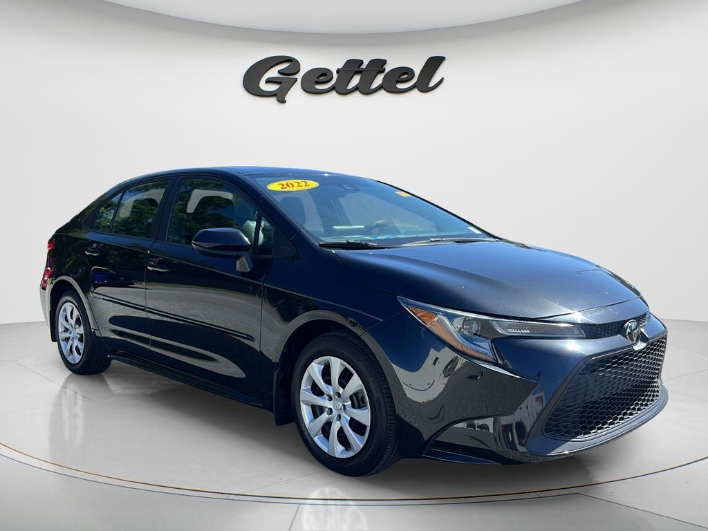 2022 Toyota Corolla — rear three-quarter view