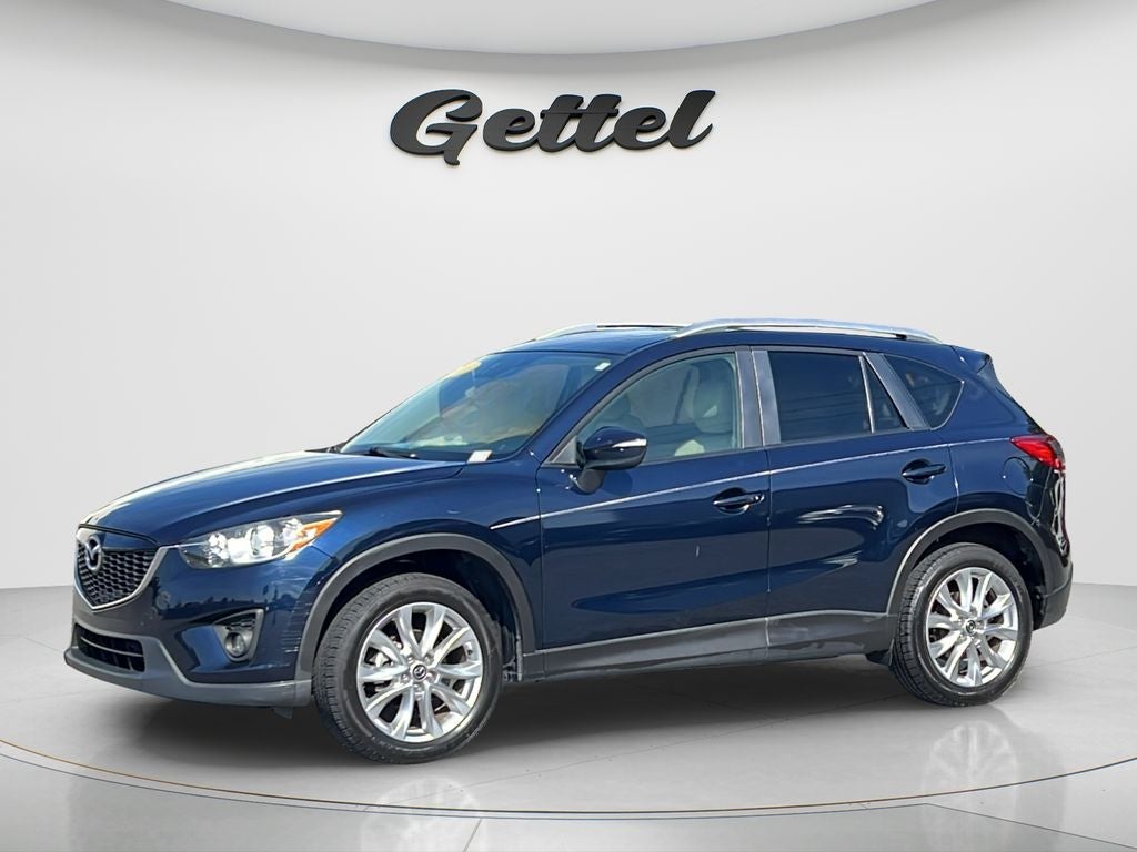 2015 Mazda Mazda CX-5 Grand Touring in Crystal Blue — front three-quarter view