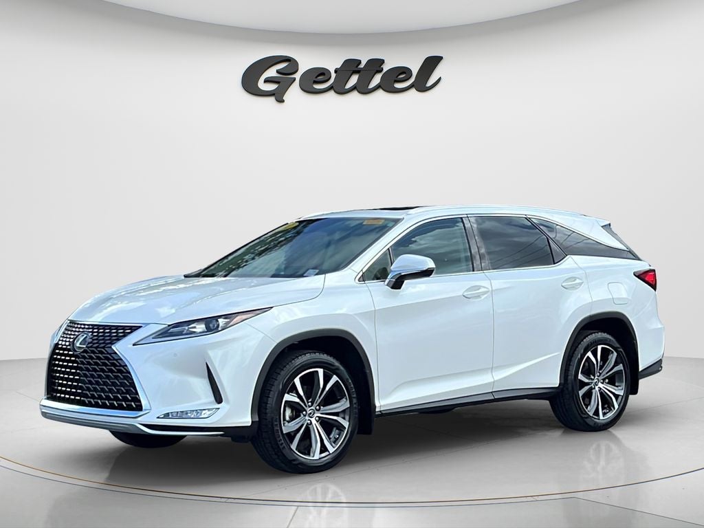 2022 Lexus RX 350L in Eminent White Pearl — front three-quarter view