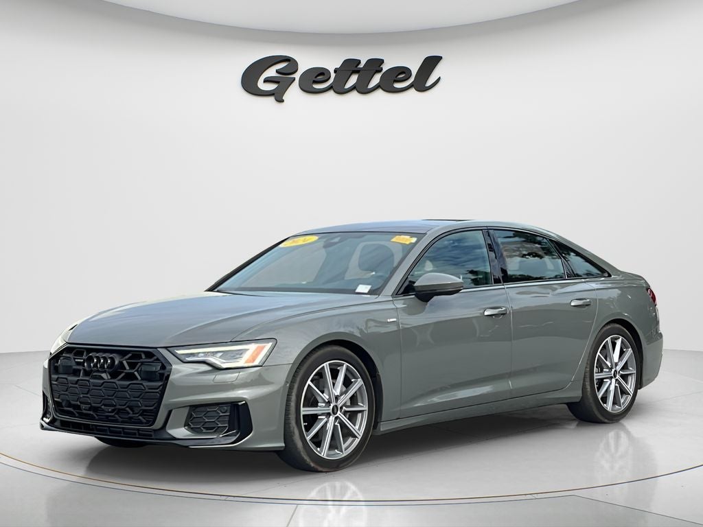 2024 Audi A6 45 Premium quattro in Gray — front three-quarter view