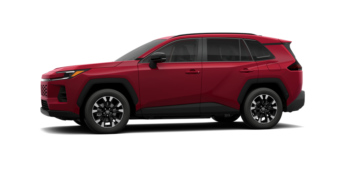 2026 Toyota RAV4 — rear three-quarter view