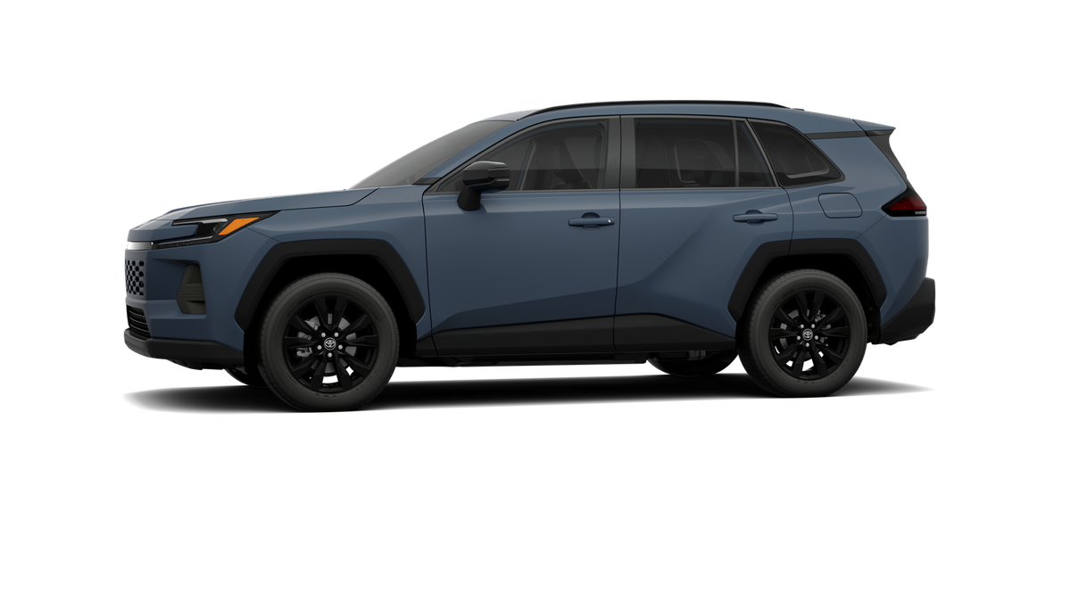 2026 Toyota RAV4 — rear three-quarter view