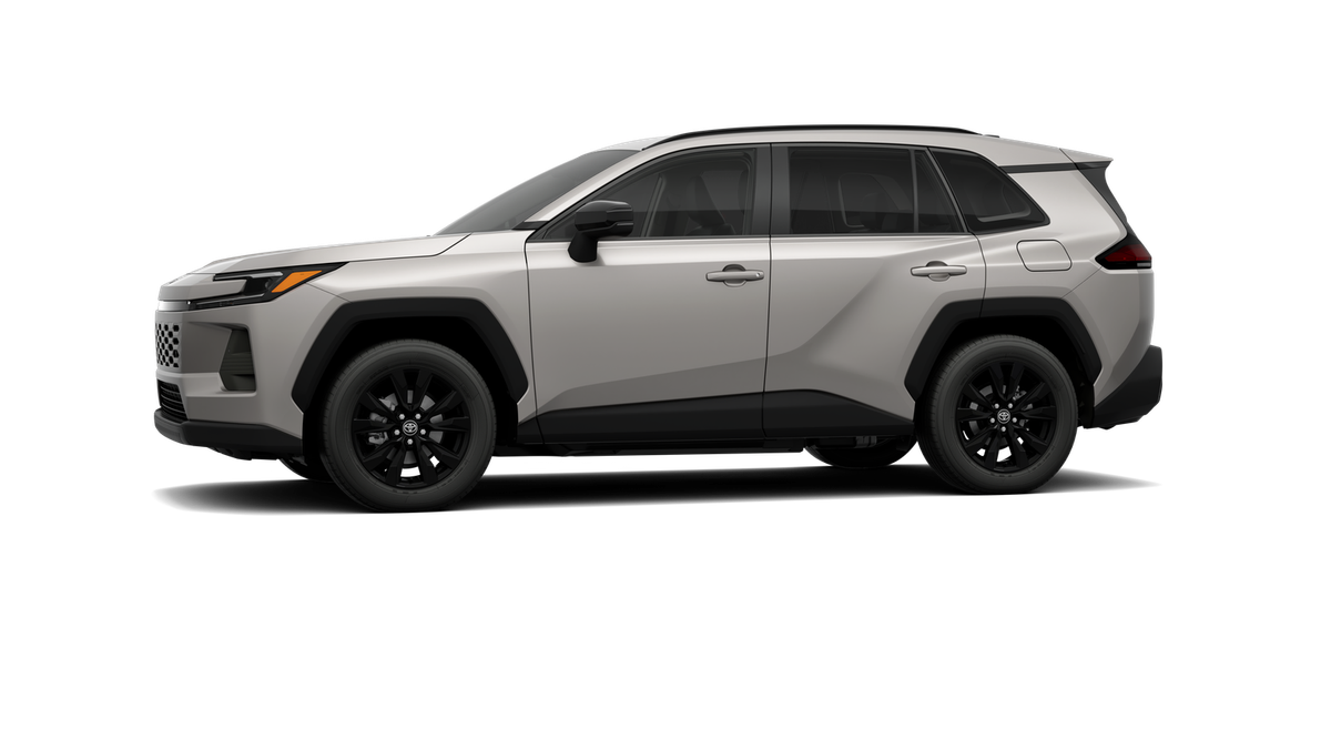 2026 Toyota RAV4 — rear three-quarter view