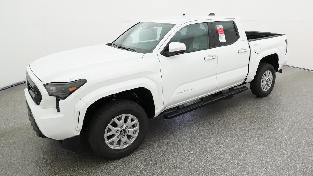 2026 Toyota Tacoma SR5 in Ice Cap — front three-quarter view