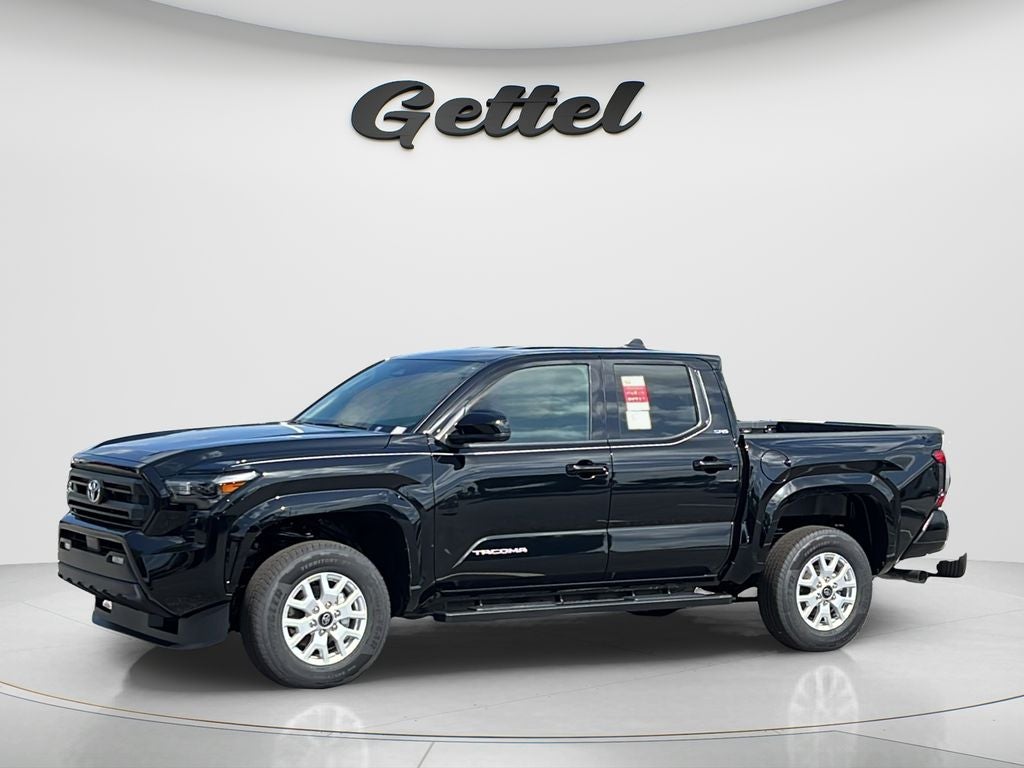 2026 Toyota Tacoma SR5 in Black — front three-quarter view