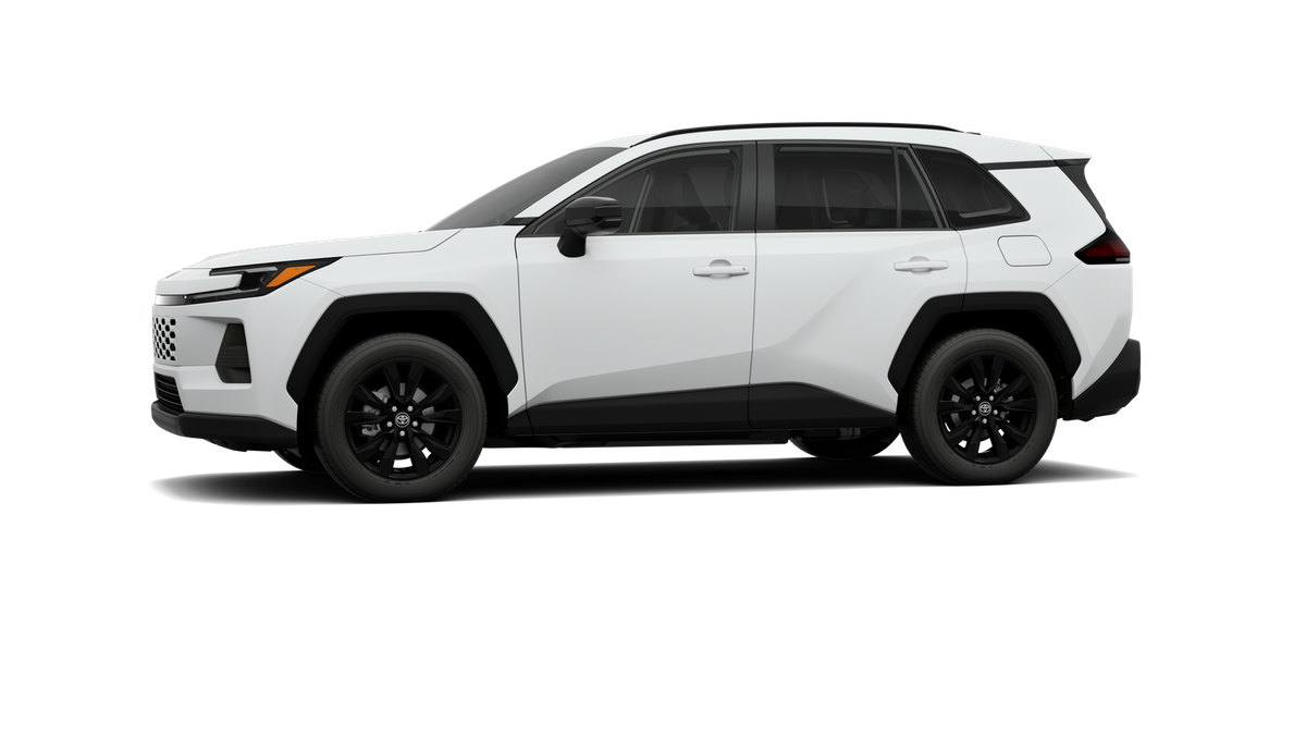 2026 Toyota RAV4 — rear three-quarter view