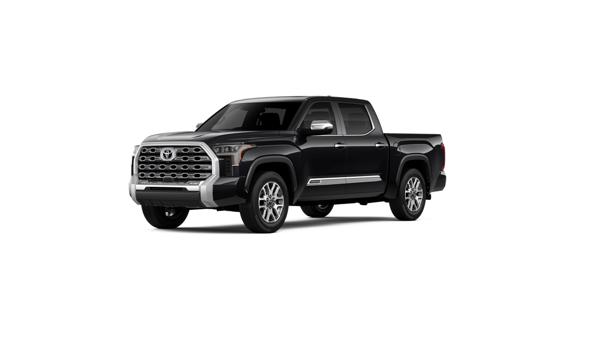 2026 Toyota Tundra 1794 Edition in Midnight Black Metallic — front three-quarter view