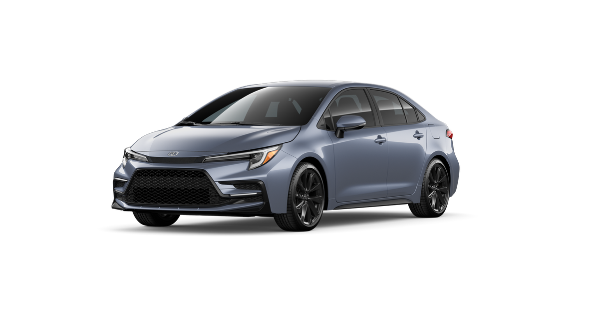 2026 Toyota Corolla SE in Celestite — front three-quarter view